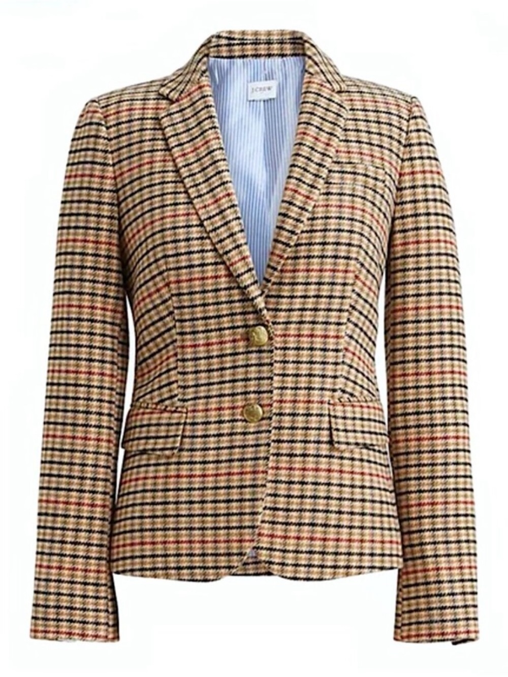 NWT J.Crew size 14 herringbone school boy blazer